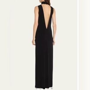 Nili Lotan Reid Open-Back Column Gown